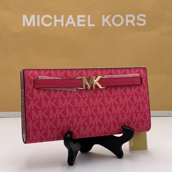 MICHAEL KORS
Reed Large Leather Belted 
Shoulder Handbag & Wallet
Electric Pink - Picture 13 of 16